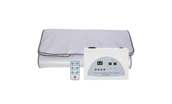 Infra red sauna portable 2 zone sauna infrared slimming hot blanket weight loss detox manta infrarrojos heating blankets for spa