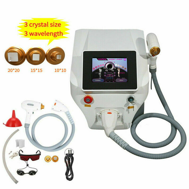 600W 808nm 1064nm 755nm Diode Laser Hair Removal Machine Body Skin Whitening