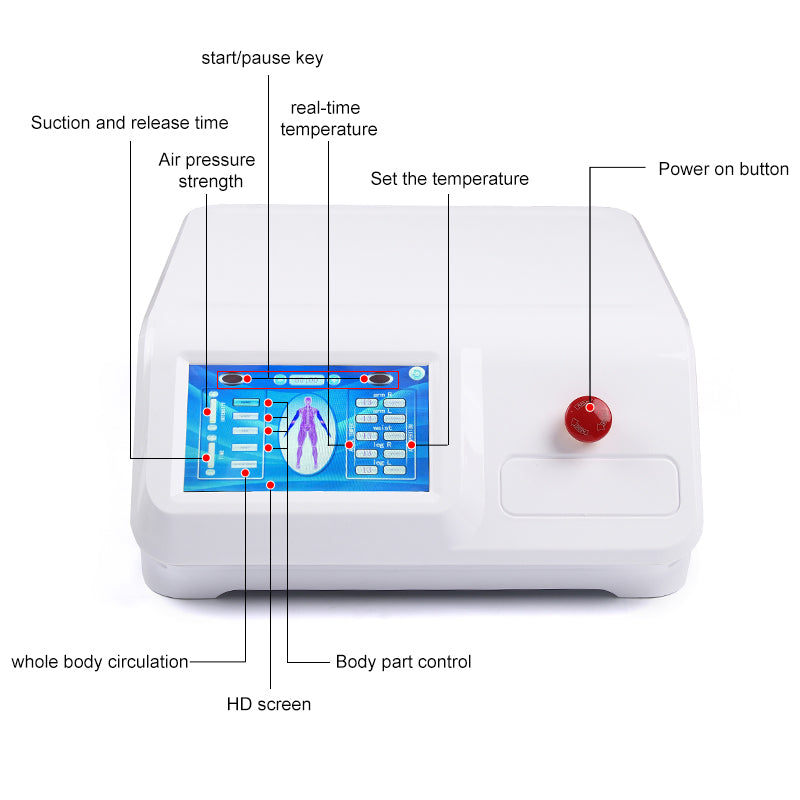 Infrared Lymph Drainage Suit Detox maquina presoterapia Machine Pressotherapy Lymphatic Drainage Massage Pressotherapy Machine