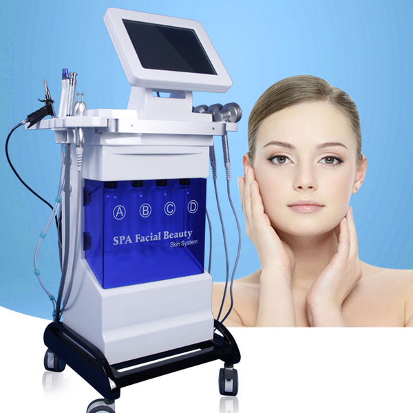 Newest Hydra Hydrodermabrasion RF Bio Lift Spa 8 in 1 Microdermabrasion Machine