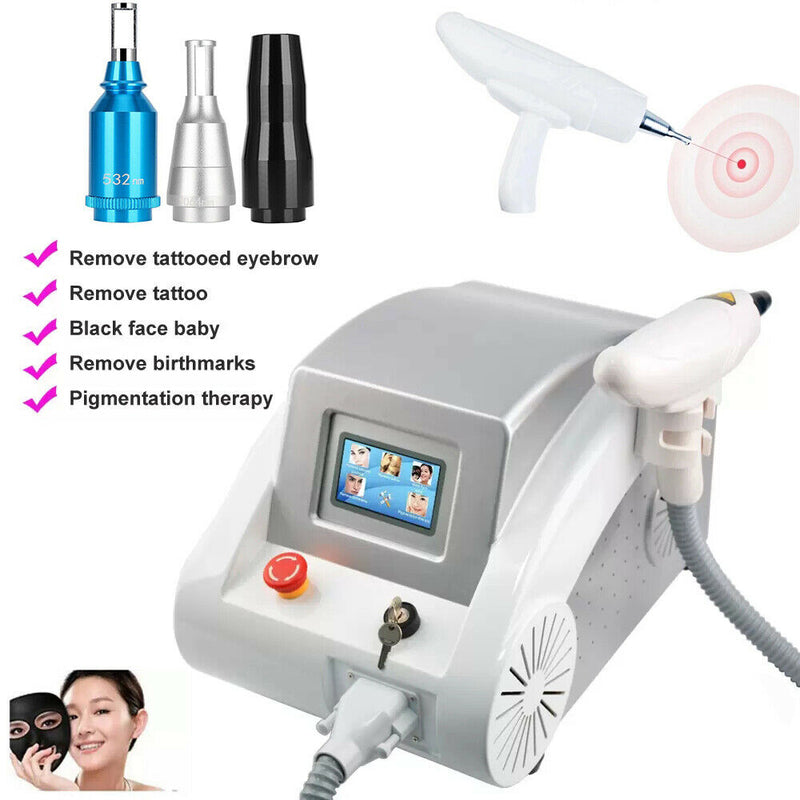 Q-Switch ND Yag Laser Tattoo Removal Machine Birthmark Pigment Freckle Remove US