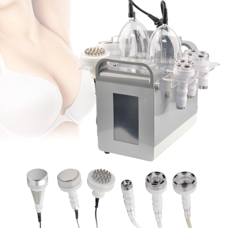 6 in 1 multifunctional 40khz cavitation RF equipment weight loss butt vacuum machine butt cupping machine breast lifting machine