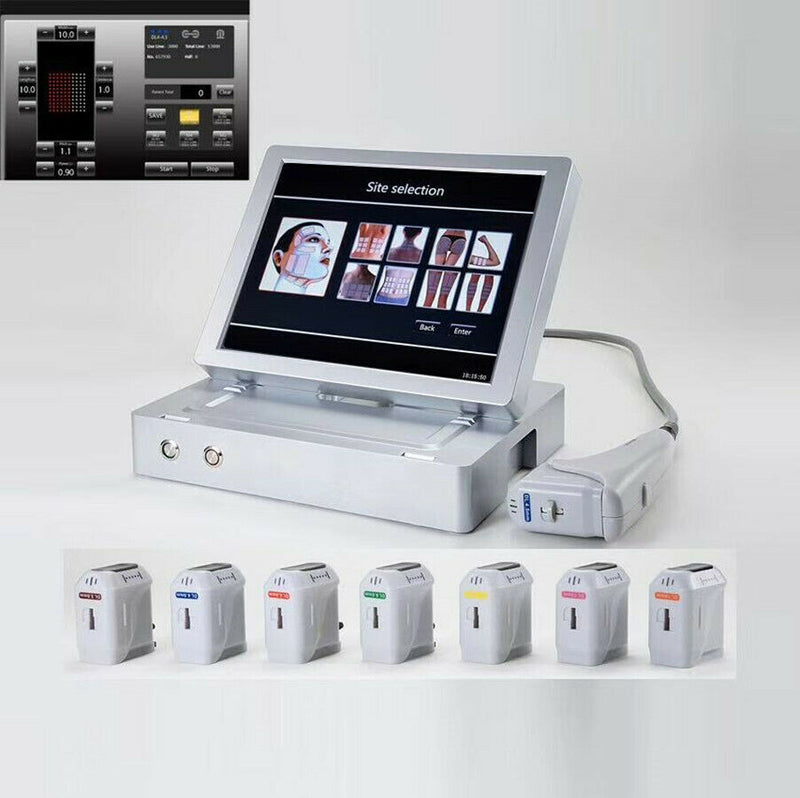 Best 3D HIFU 11 Lines Machine Ultrasound Skin Lifting Body Slimming 8 Cartridges