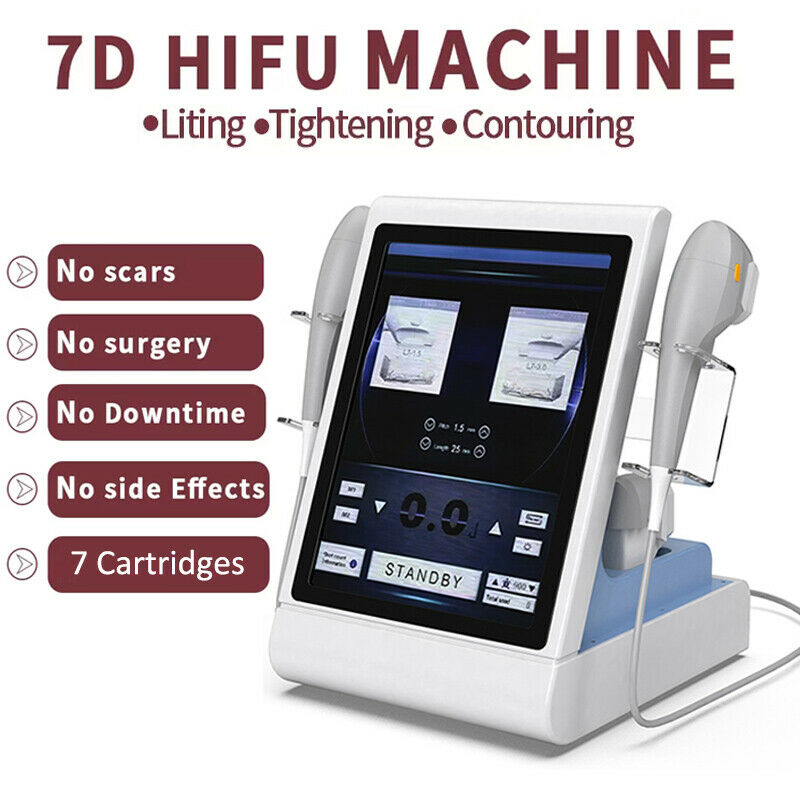 7D HIFU Ultrasound Machine Face Lifting Body Skin Tightening Wrinkle Removal