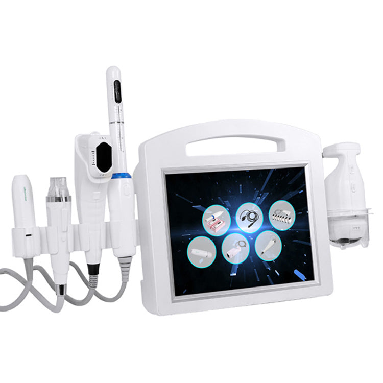 6 in 1 Hifu machine hifu vaginal tightening eye/neck/face lift korea body slimming fat removal machine rf microneedling