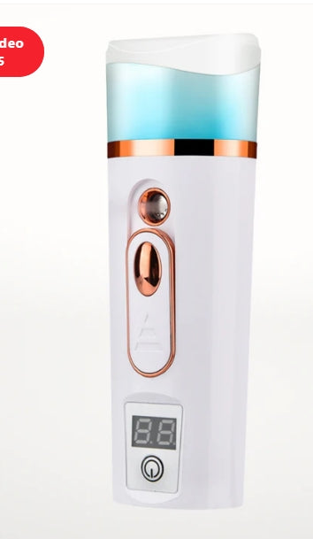 Portable Nano Mist Sprayer Mini 38ml Nano Mister USB Hand Facial Face Body Steamer Moisturizing Skin Care Humidifier