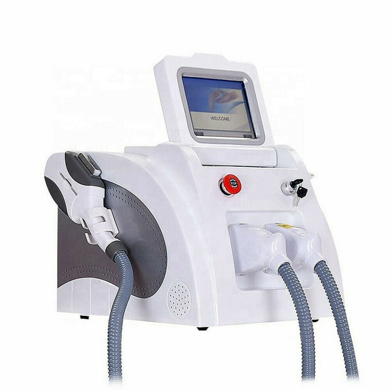 2 in1 OPT SHR IPL RF Therapy Hair Removal ND YAG Laser Tattoo Removal Machine