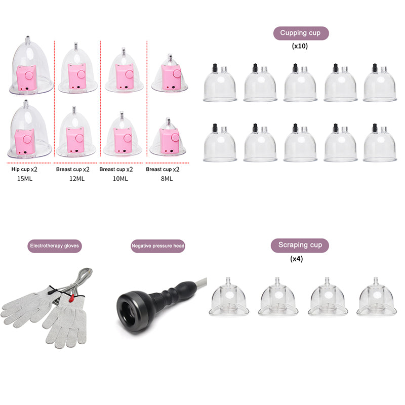 Body sculpting massage machine rf vacuum butt lift lifting breast augmentation enlargement enhancement massager cupping therapy