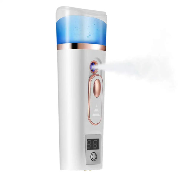 Portable Nano Mist Sprayer Mini 38ml Nano Mister USB Hand Facial Face Body Steamer Moisturizing Skin Care Humidifier