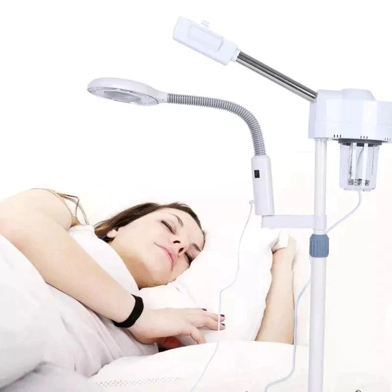 2 in 1 Professional Facial Steamer with Magnification Lamp