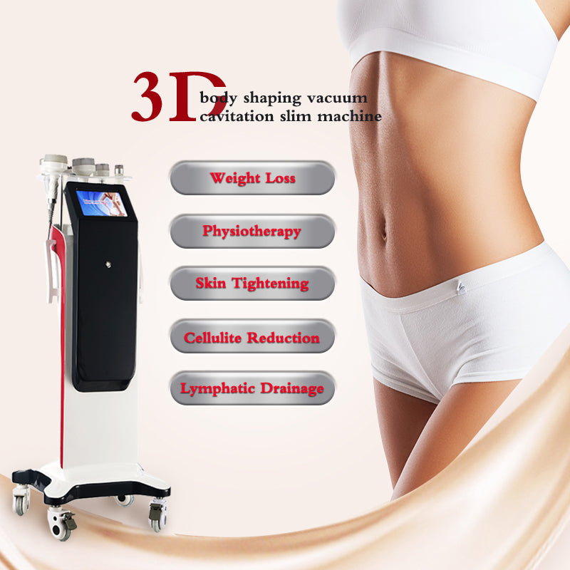 40k 3D Body Shape RF Magnetic Energy Brush Weight Loss Fat Burner Device Slimming Vacuum Cavitation System Machine