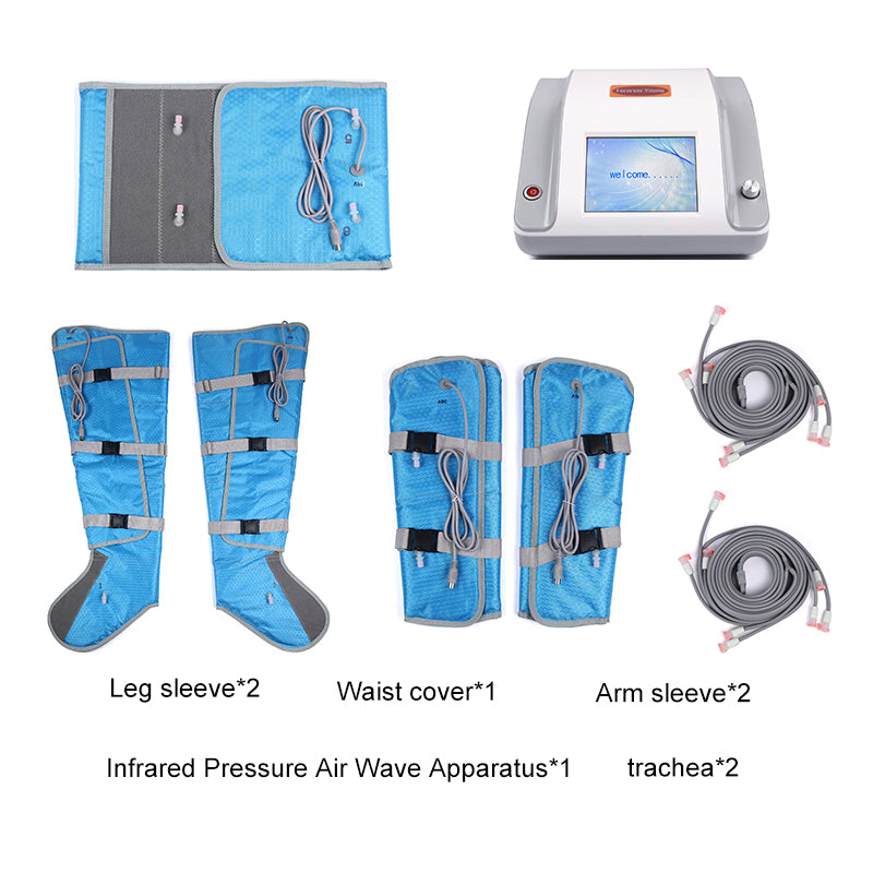 Professional Pressotherapy Lymphatic Drainage Air Pressure Suit Infrared Therapy Weight Loss Pressotherapy Machine