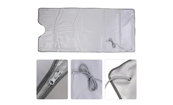 Infra red sauna portable 2 zone sauna infrared slimming hot blanket weight loss detox manta infrarrojos heating blankets for spa