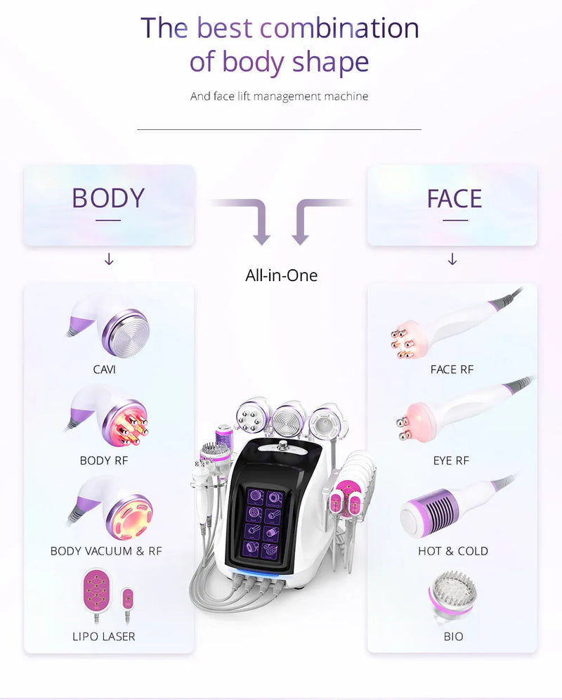 New Design Aristorm Ultrasound Cavitation 2.5 Vacuum RF Slimming Professional Beauty Machine