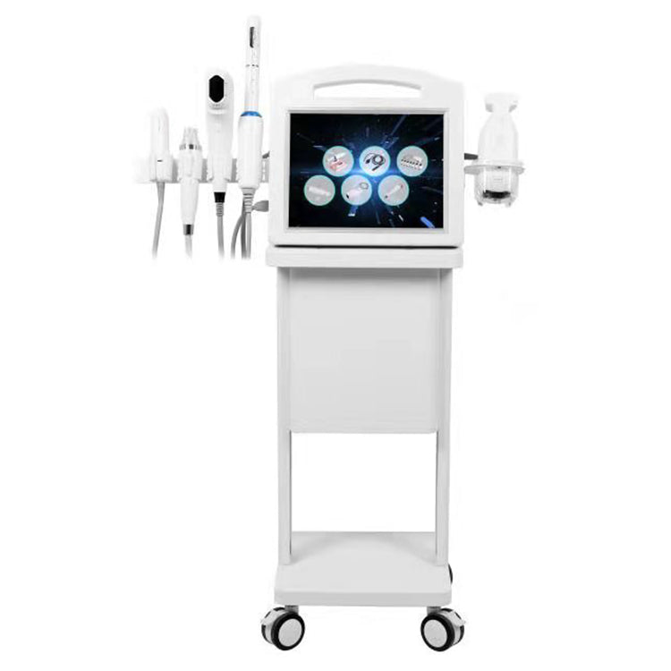 6 in 1 Hifu machine hifu vaginal tightening eye/neck/face lift korea body slimming fat removal machine rf microneedling