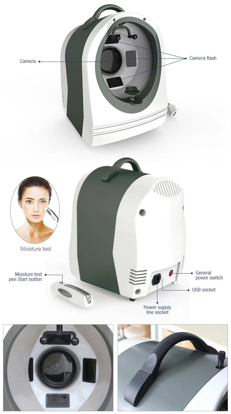 3D Skin Analyzer Face Analysis Machine Skin Analysis M8000