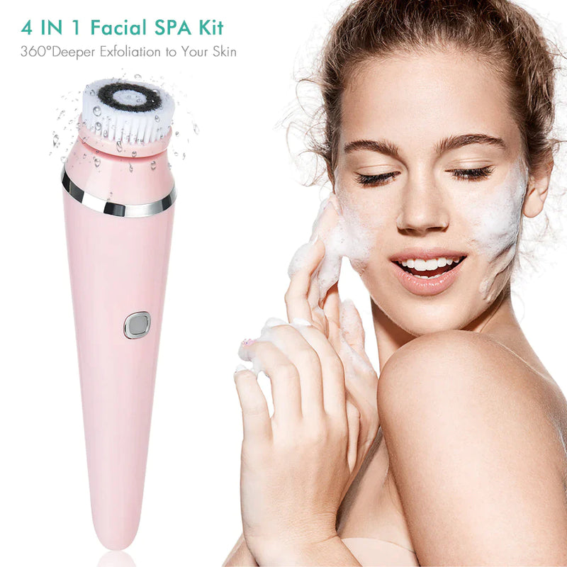 4 in 1 Facial Cleansing Brush Set