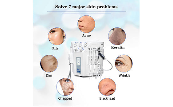 Hydro Peel Inotophoresis Eletroporation Water Peel SPA Facial Skin Care Peeling Cleaning Beauty Machine