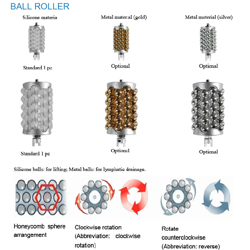 New Portable Inner Ball Roller Machine 8D Roller Body Contouring Machine Physical Cellulite Removal Body Shape Machine