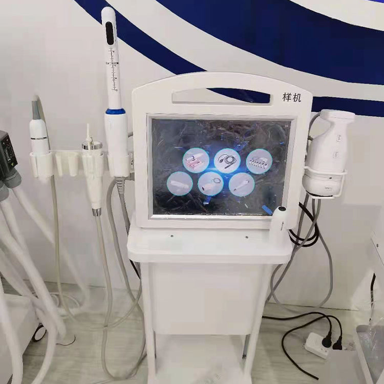 6 in 1 Hifu machine hifu vaginal tightening eye/neck/face lift korea body slimming fat removal machine rf microneedling