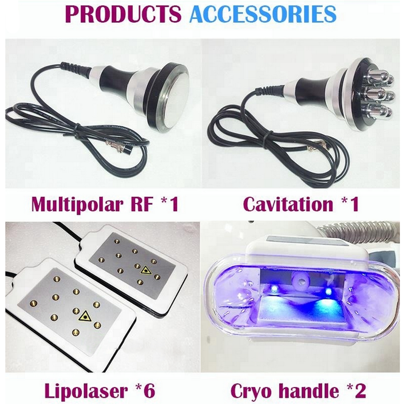 Fat Freezing Machine Cryotherapy Lipo Laser Cavitation RF Cryolipolysis Machine