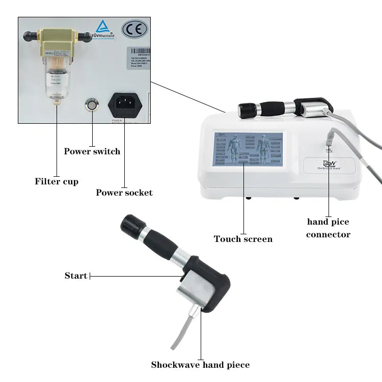 Best selling SW20S pain reduce therapy shock wave therapy device shockwave equipment