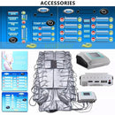 NEWBELLE 3 in 1 Far Infrared Pressotherapy EMS Electric Muscle Stimulation Sauna Air Pressure Lymph Drainage Body Slimming Machine