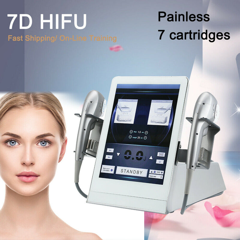 7D HIFU Ultrasound Machine Face Lifting Body Skin Tightening Wrinkle Removal