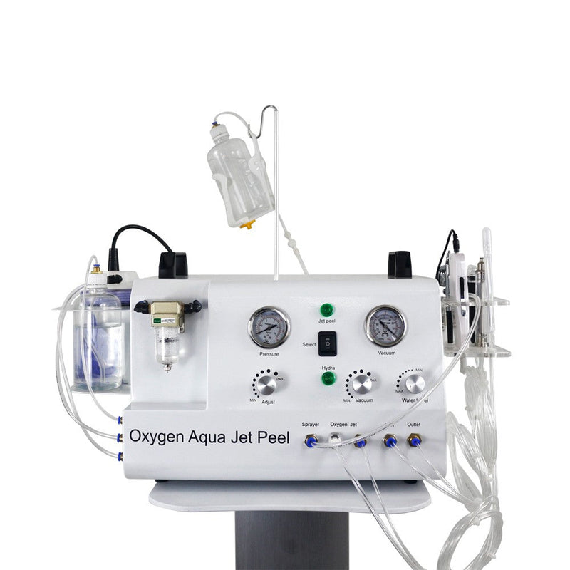 Oxygen Facial Machine Water Aqua Jet Peel Micro Dermabrasion Diamond Oxygen Facial Therapy Oxygen Jet Peel Machine