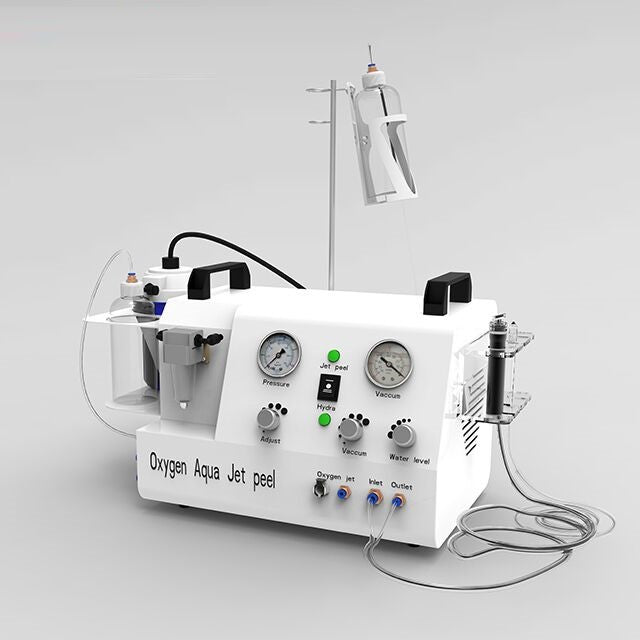 Oxygen Facial Machine Water Aqua Jet Peel Micro Dermabrasion Diamond Oxygen Facial Therapy Oxygen Jet Peel Machine