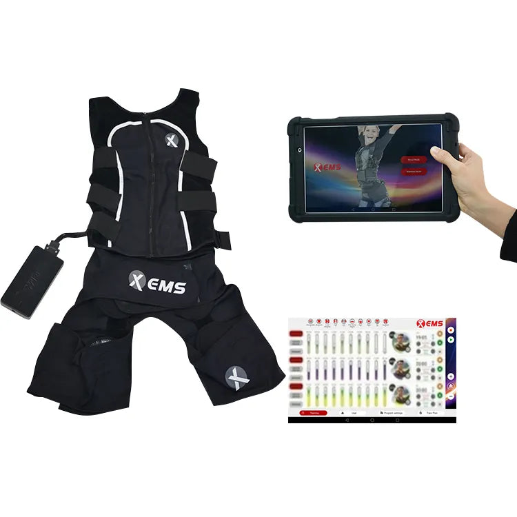 Wholesale silicone full body wireless ems trainer training fitness suit ems training suit XBODY EMS