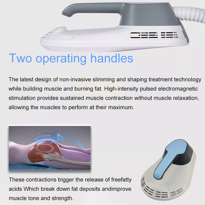 EMS Body hi Slim muscle sculpt stimulation ems body stimulator emshaping emt ems 2 handles sculpting machine