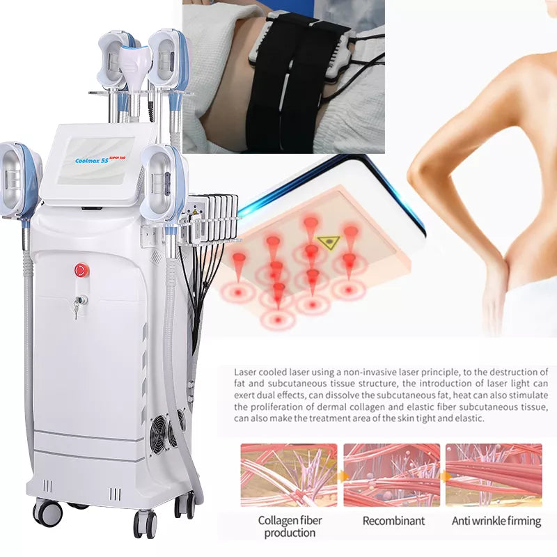 11 in 1 360 Cryoskin Freeze Machine Multifunctional Fat removal 5 cryo handles Lipo Laser Cavitation RF lipolysis cryotherapy