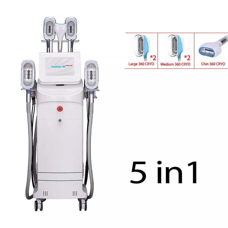 11 in 1 360 Cryoskin Freeze Machine Multifunctional Fat removal 5 cryo handles Lipo Laser Cavitation RF lipolysis cryotherapy