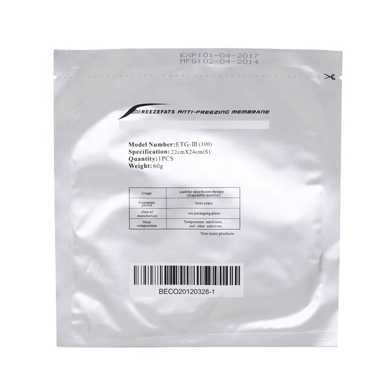 50 pcs 2021 high quality 110 grams (34*42) freezefats cryolipolysis cryo antifreeze membrane