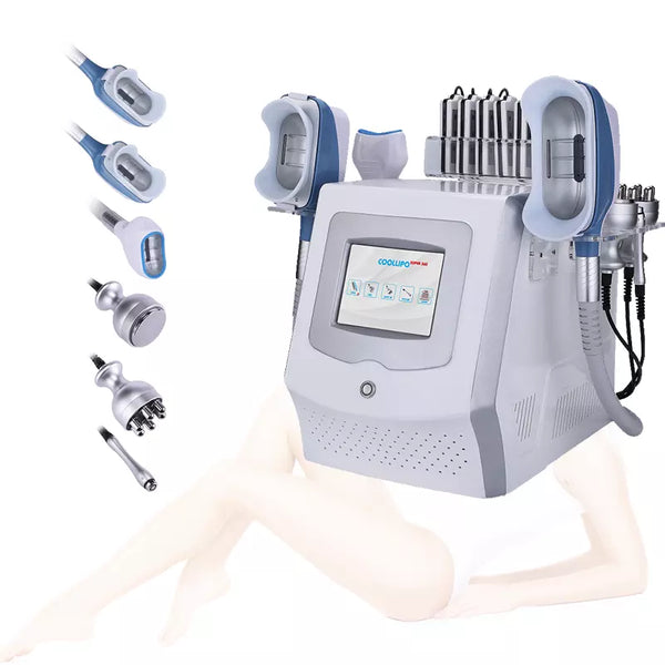 Portable lipo cryo cool freeze laser 360 lipolysis cryotherapy rf faci