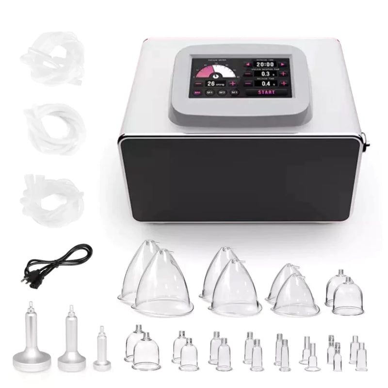 Hands-Free Body Sculpting Vacuum Therapy Machine with XL Cups