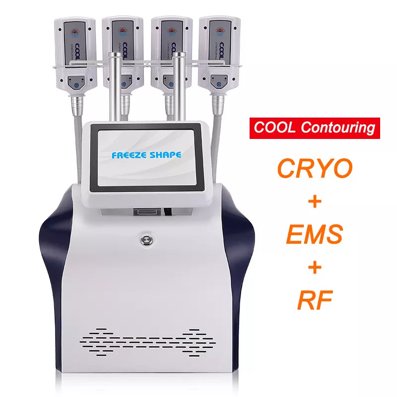 New cold heat ems cryotherapy cryoslim fat burning Cellulite Reduction Cryo Pads Slimming Machine cryoskin PRO