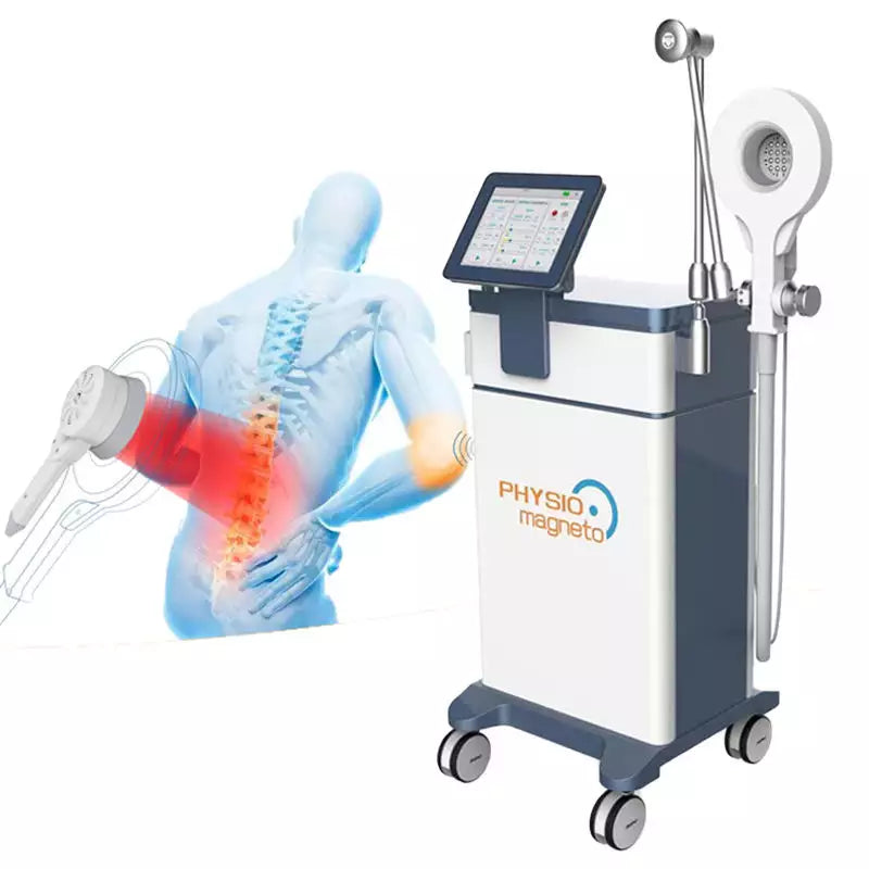 3 in 1 Physio magnetotherapy Pulsed Super Transduction PMST WAVE Infrared ED Extracorporeal Shockwave Pain Relief EMTT Machine