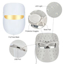 Portable Facial Aesthetic Device 7 Colors Skin Rejuvenation Acne Reduction LED Face Therapy Mask LED Facial Masks