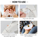 Portable Facial Aesthetic Device 7 Colors Skin Rejuvenation Acne Reduction LED Face Therapy Mask LED Facial Masks