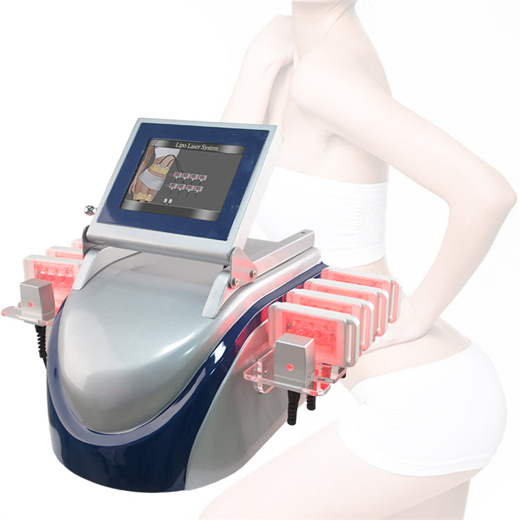 10pads 650nm diode laser lipo laser body slimming machine