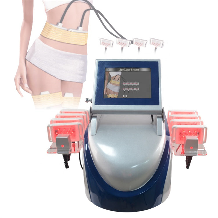 10pads 650nm diode laser lipo laser body slimming machine