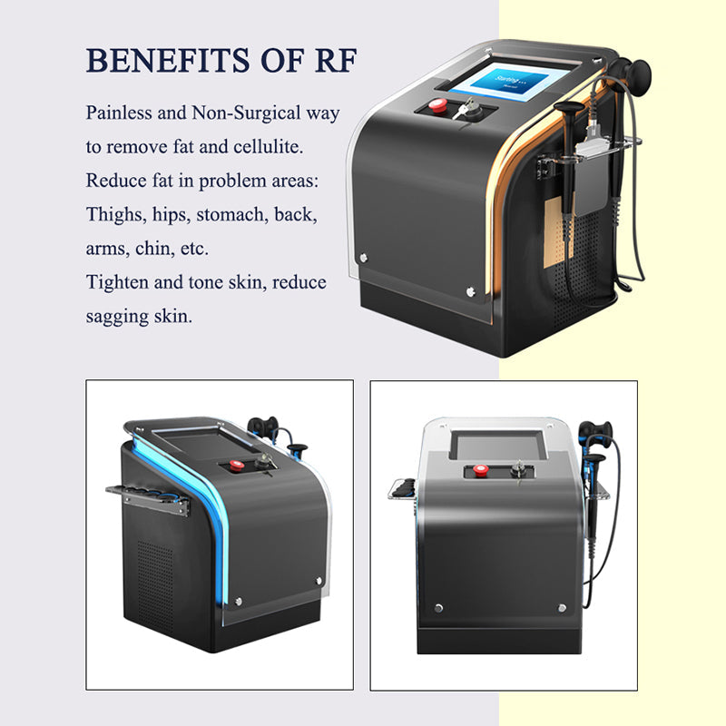 Hot sell 8tips 2 in1 portable professional rf radio frequency skin tightening machine facial radio frequency device for home use