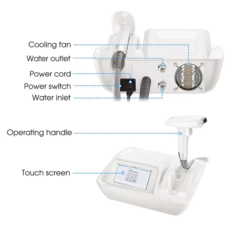 Portable 808nm Diode Laser Hair Removal Device