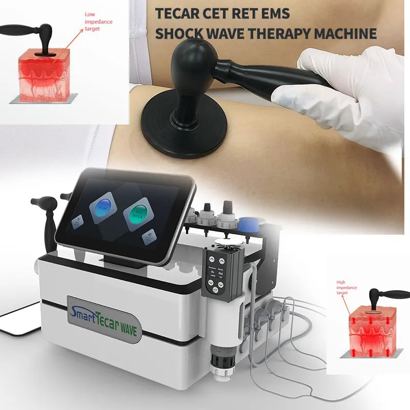 Portable Ret cet shortwave diathermy machine Shockwave Shock smart wave tecar therapy technology physiotherapy Equipment For ED