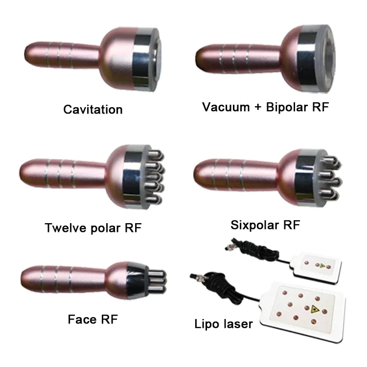 Rose Gold 6 in 1 Lipo Cavitation Machine