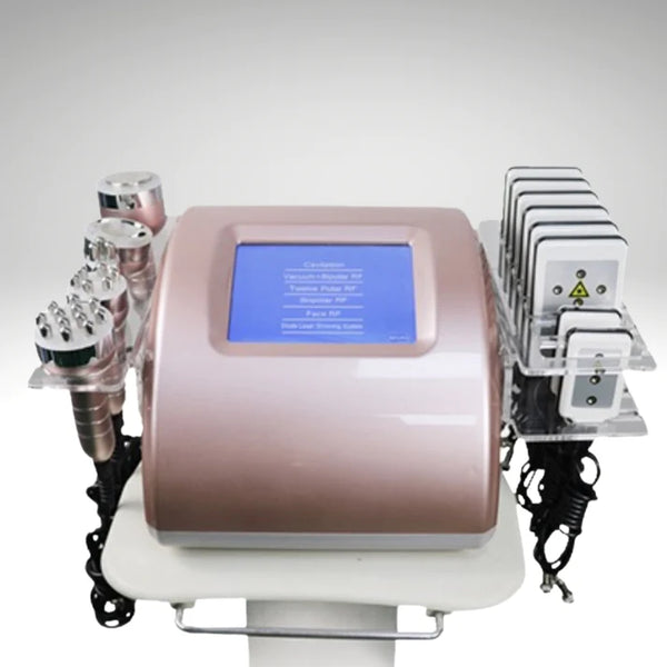 Rose Gold 6 in 1 Lipo Cavitation Machine