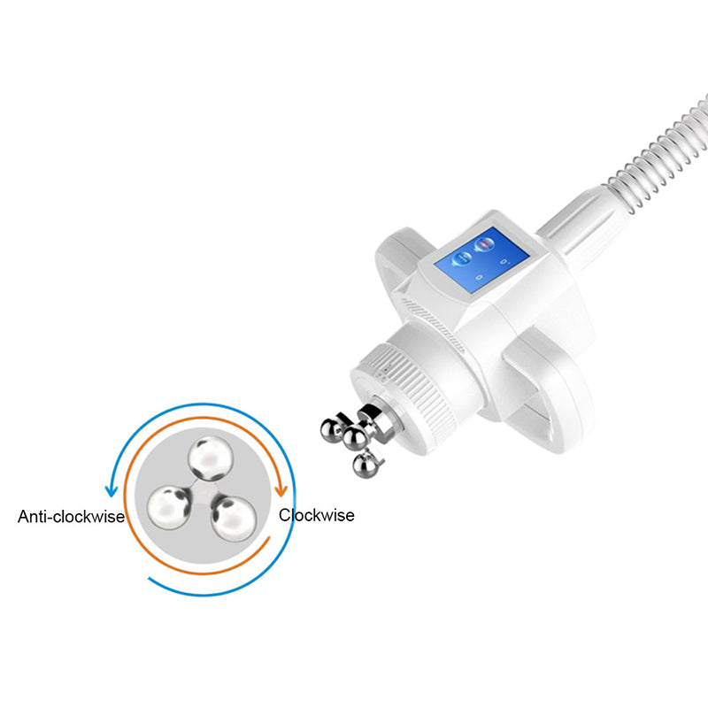 EMS light microcurrent golden finger rf led dimming light radio frequency vacuum deep three-pole rf pdt rotating vacuum machine