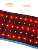 2IN1 Red LED Light Therapy Waist Wrap Belt Pain Relief Laser Slimming Body Care